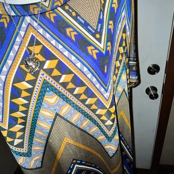 NWOT Pomelo Silk polyester Pull over Dress 3X - Picture 4 of 6